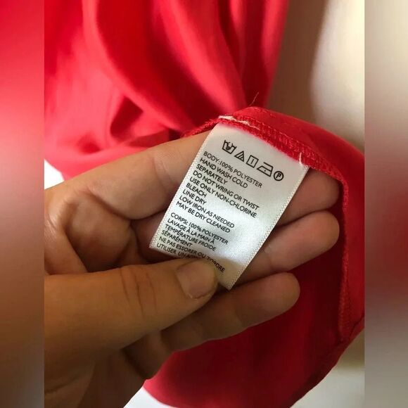 ♦️ Kimchi Blue | Red High Low Dress - Picture 3 of 6